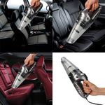 Car Vacuum Cleaner High Power Handheld Vacuum Cleaner - 120W 4500bar LED Light With 19.5 inches Power Cord Wet/Dry Use.