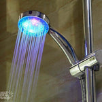 Color Changing LED Shower Head (No Battery \/ Electricity Needed)